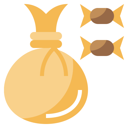 Candy bag icon