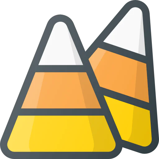 Candy corn icon