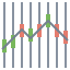 Bar chart icon 64x64