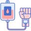Blood transfusion icon 64x64