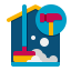 House cleaning icon 64x64