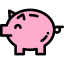 Piggy bank icon 64x64