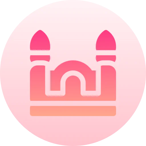 Inflatable castle icon