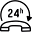 24 hours phone attention service іконка 64x64