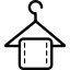 Hanger with a towel icon 64x64