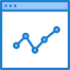 Line chart icône 64x64