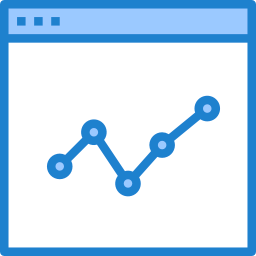 Line chart icon