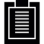Clipboard with file icon 64x64