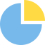 Pie chart icon 64x64