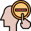 Negative thinking icon 64x64