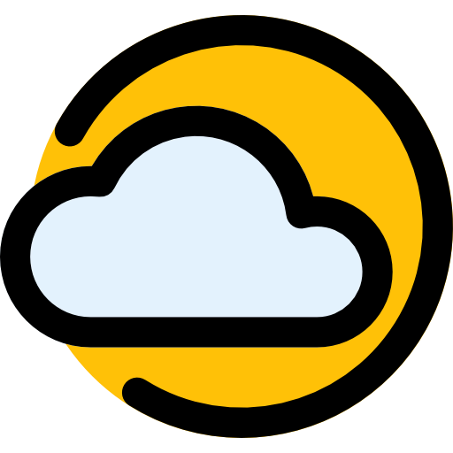Cloudy night icon