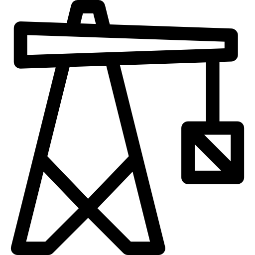 Construction crane icon