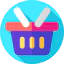 Shopping basket icon 64x64