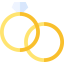 Wedding rings icon 64x64