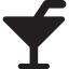 Cocktail with straw icon 64x64