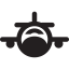 Fronal plane with small wings icon 64x64