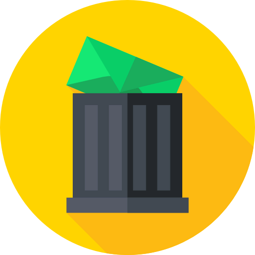 Trash bin icon