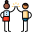 High five icon 64x64