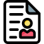 Curriculum vitae icon 64x64