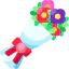 Flower bouquet icon 64x64