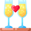 Champagne glass icon 64x64