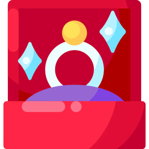 Diamond ring icon