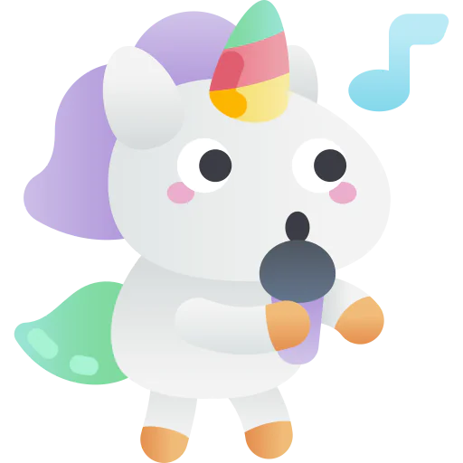 Singing icon