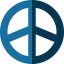 Peace symbol icon 64x64