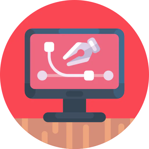 Desktop computer icon