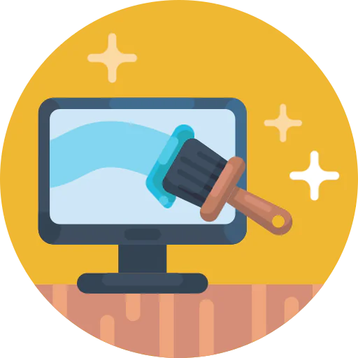 Desktop computer icon