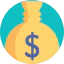 Money bag icon 64x64