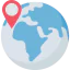 Map pin ícone 64x64