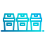 Rubbish bin icon 64x64