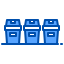 Rubbish bin icon 64x64