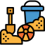 Sand bucket іконка 64x64