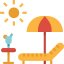 Deck chair icon 64x64