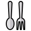 Spoon and fork Ikona 64x64