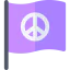 Peace flag Symbol 64x64