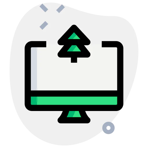 Desktop computer icon