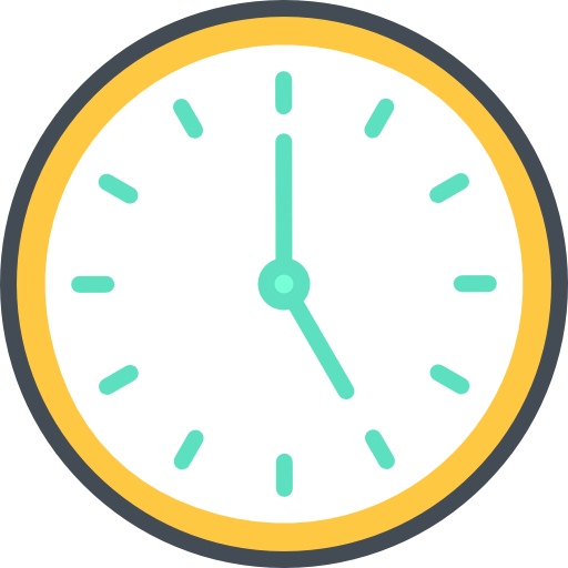 Circular clock icon