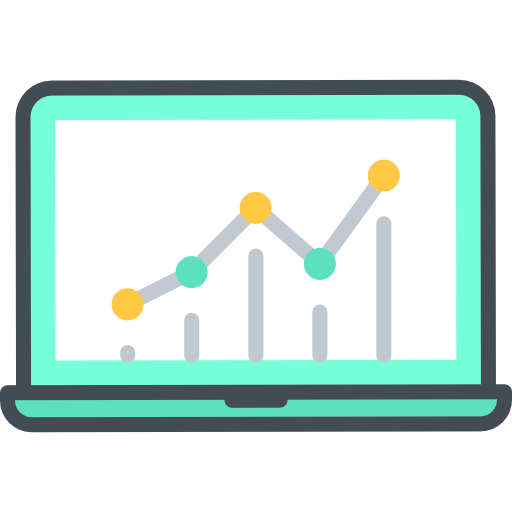 Line chart icon