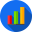 Bar chart icon 64x64