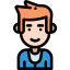 Healthy boy icon 64x64