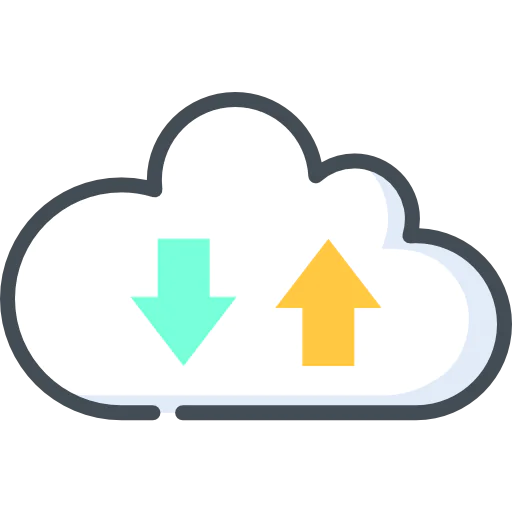 Computing cloud ícono