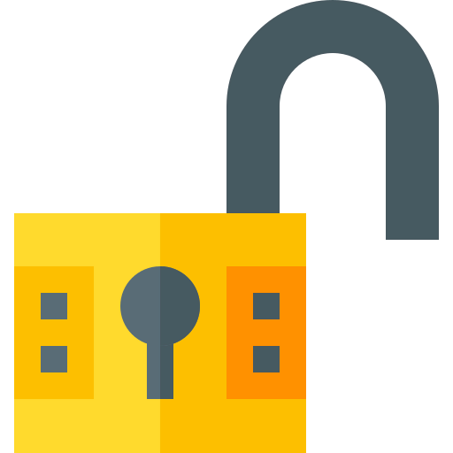 Open lock icon