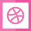 Dribbble іконка 64x64
