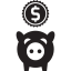 Piggy bank icon 64x64