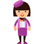 Stewardess icon 64x64