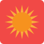 Sun icon 64x64