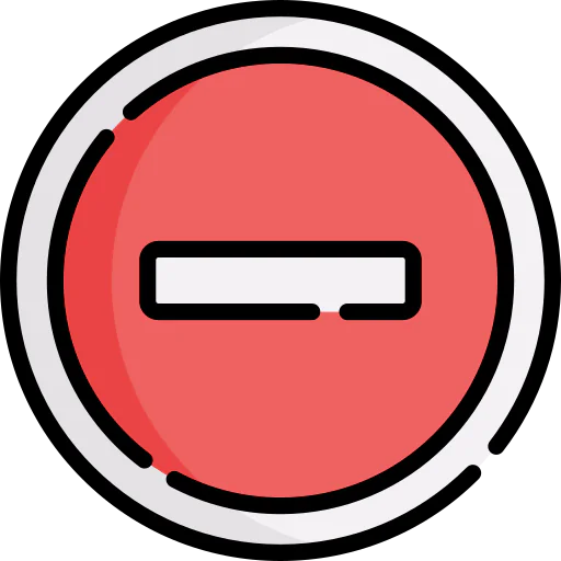 No entry icon